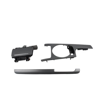 Dekorleisten steelmetallic Handschuhfach Aschenbecher Rahmen Audi TT 8J