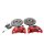 Bremsanlage 345x30 3,2 Ltr.Audi TT 8J S3 8P VW Golf 5 R32 Sättel Träger Scheiben