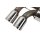 Milltek Sportauspuffanlage Audi S3 8P Bj. 2007-2012 Endrohr 2x80mm rund