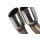 Milltek Sportauspuffanlage Audi S3 8P Bj. 2007-2012 Endrohr 2x80mm rund
