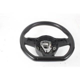 Lenkrad abgeflacht 3 Speichen 8P0419091CR Audi S3 8P TT 8J Leder schwarz