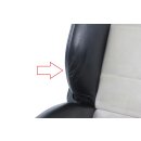 Leder-Alcantara Ausstattung Audi A3-S3 8P 3 Türig Sitze Rückbank soul-perlsilber