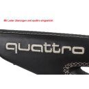 Haltebügel links-rechts Mittelkonsole Leder überzogen quattro Audi S3 8P Kniestütze Armaturenbrett