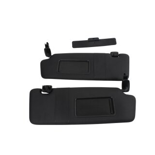 Sonnenblenden Audi S3 A3 8P schwarz/soul links + rechts Make Up Spiegel Blende