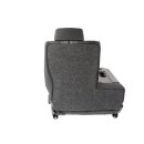 Rücksitzbank VW Golf Plus 5M Match Rückbank Kopfstütze Stoff/Leder schwarz/grau