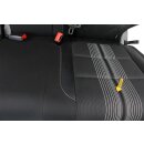 Rücksitzbank VW Golf Plus 5M Match Rückbank Kopfstütze Stoff/Leder schwarz/grau