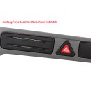 Lüftungsdüse mitte 5M0858071K VW Golf Plus 5M Tiguan 5N titanschwarz-edelstahl Lüftung Schalter