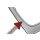 Schaltsackrahmen Mittelkonsole 8P0864261P Audi A3-S3 8P aluminium Schaltgetriebe