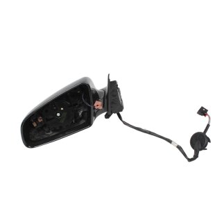 Aussenspiegel elektrisch verstellbar links Audi A3 8P 2/3 Türer Carbon look Fahrerseite beheizbar