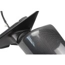 Aussenspiegel elektrisch verstellbar links Audi A3 8P 2/3 Türer Carbon look Fahrerseite beheizbar