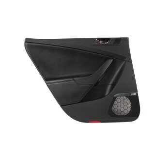 Türverkleidung hinten links Kunstleder schwarz VW Passat 3C B6 Variant R36 Fahrerseite Dynaudio