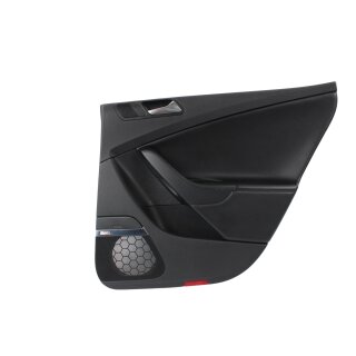 Türverkleidung hinten rechts Kunstleder schwarz VW Passat 3C B6 Variant R36 Beifahrerseite Dynaudio