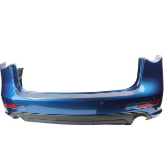 Stoßstangen hinten mit PDC VW Passat 3C R36 Variant LC5C blue 3C9807421D AHK Ausschnitt