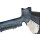 Stoßstangen hinten mit PDC VW Passat 3C R36 Variant LC5C blue 3C9807421D AHK Ausschnitt