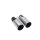 Auspuffendrohre original VW Passat 3C B6 R36 Duplex 85mm links + rechts 2 Stück