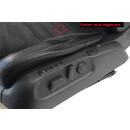 Sitz vorne links VW Passat 3C B6 R36 Teilleder Alcantara Leder schwarz elektrisch