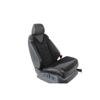 Sitz vorne rechts VW Passat 3C B6 R36 Teilleder Alcantara Leder schwarz elektrisch