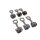 6x Kolben mit Pleuel VW Passat 3C B6 R36 3,6 Ltr. 89mm BWS Motor 219.000km