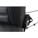 Rücksitzbank Leder-Kunstleder schwarz/grau VW Scirocco III Rückbank Sitze hinten