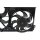 Lüfterzarge-2 x Lüftermotor Kühler 1K0121207BC VW Golf 6 GTI Seat Skoda Audi Lüftermotor groß Temic 1K0959455FE Baugleich 1K0959455FR 300Watt 360mm,  Lüfter klein Temic 1K0959433CR Baugleich 1K0959455ET 200Watt 295mm