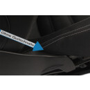 Fahrersitz Sitz vorne links Leder-Teilleder schwarz/grau VW Scirocco III 1K8 Lordose elektrisch