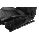 Fahrersitz Sitz vorne links Leder-Teilleder schwarz/grau VW Scirocco III 1K8 Lordose elektrisch