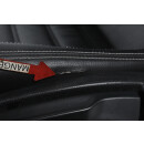 Fahrersitz Sitz vorne links Leder-Teilleder schwarz/grau VW Scirocco III 1K8 Lordose elektrisch