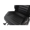 Fahrersitz Sitz vorne links Leder-Teilleder schwarz/grau VW Scirocco III 1K8 Lordose elektrisch