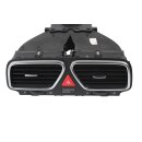 Lüftungsdüsen vorne alu/titanschwarz VW Eos 1F Scirocco III Armaturenbrett Luftdüsen Set Luftausströmer