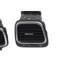 Lüftungsdüsen vorne alu/titanschwarz VW Eos 1F Scirocco III Armaturenbrett Luftdüsen Set Luftausströmer