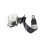 Sicherheitsgurt hinten links 1K8857805 Rücksitzbank schwarz VW Scirocco III Gurt