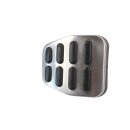 Pedalauflagen VW Scirocco Golf 5-6 GTI Eos 1F Edelstahl Kappen Bremse Kupplung