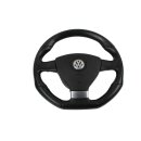 Lenkrad + Airbag Leder schwarz abgeflacht VW Scirocco III 1K8419091D-1K0880201BS
