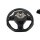Lenkrad + Airbag Leder schwarz abgeflacht VW Scirocco III 1K8419091D-1K0880201BS