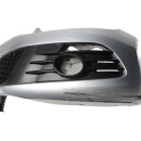 Stoßstange vorne VW Scirocco 3 2008 Stossfänger LA7W silber Scheinwerferreinigung *Mängel*