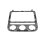Radioblende Klimabedienteil Rahmen 1Q0858069F VW Eos Scirocco 3 chromglanz Mittelkonsole