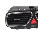 Lüftungsdüsen vorne alu/titanschwarz VW Eos 1F Scirocco III Armaturenbrett Luftdüsen Set Luftausströmer