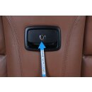Rücksitzbank VW Eos 1F Leder Rückbank teak-braun Sitzbank 1Q0885031AA