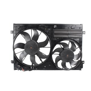 Zarge + Lüftermotor Kühler 1K0121207AT VW Golf 6 GTI Eos Seat Skoda Audi 1K0959455DH 1K0959433CR