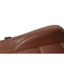 Fahrersitz vorne links Sitz VW Eos 1F Leder-Teilleder teak braun Sitzheizung