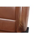 Fahrersitz vorne links Sitz VW Eos 1F Leder-Teilleder teak braun Sitzheizung