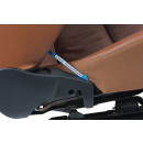 Fahrersitz vorne links Sitz VW Eos 1F Leder-Teilleder teak braun Sitzheizung