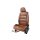 Fahrersitz vorne links Sitz VW Eos 1F Leder-Teilleder teak braun Sitzheizung