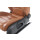 Fahrersitz vorne links Sitz VW Eos 1F Leder-Teilleder teak braun Sitzheizung