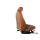 Fahrersitz vorne links Sitz VW Eos 1F Leder-Teilleder teak braun Sitzheizung