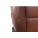 Beifahrersitz vorne rechts VW Eos 1F Leder-Teilleder teak-braun Sitzheizung