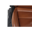 Beifahrersitz vorne rechts VW Eos 1F Leder-Teilleder teak-braun Sitzheizung