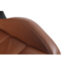 Beifahrersitz vorne rechts VW Eos 1F Leder-Teilleder teak-braun Sitzheizung
