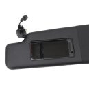 Sonnenblende links 1Q0857551P schwarz VW Eos 1F Fahrerseite mit Spiegel Risse beachten
