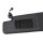 Sonnenblende links 1Q0857551P schwarz VW Eos 1F Fahrerseite mit Spiegel Risse beachten